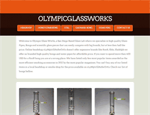 Tablet Screenshot of olympicglassworks.com